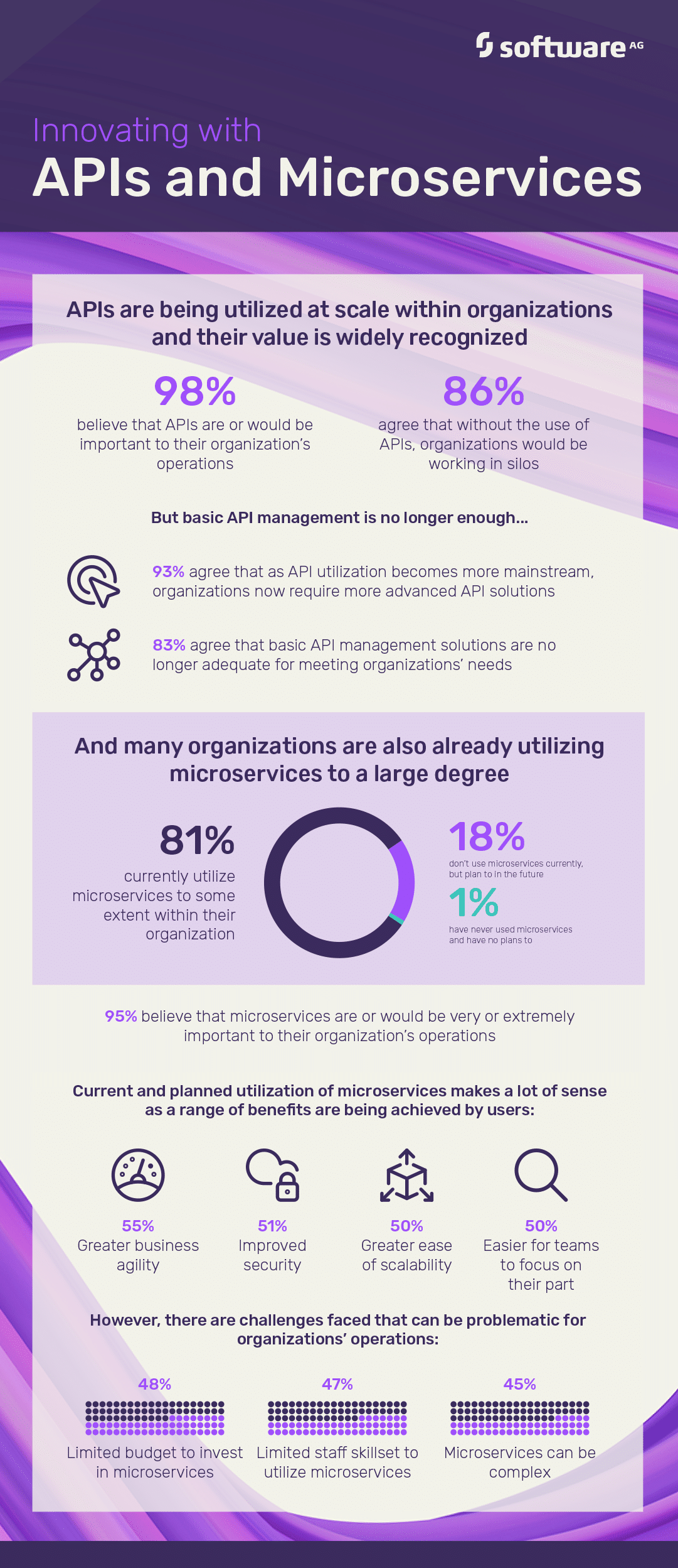 API and Integration Report Infographic 2021